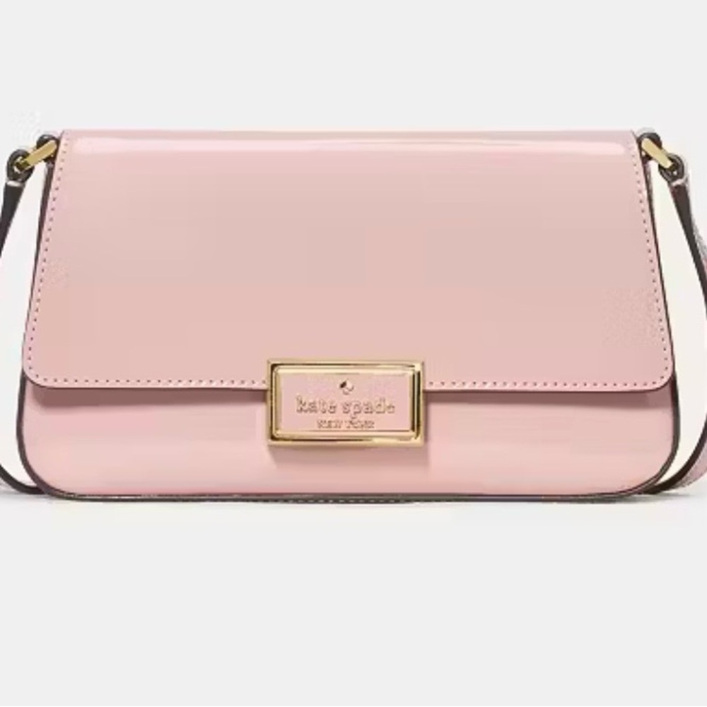 Kate Spade Pink Reegan Mini Flap Crossbody Bag With KS Dust Bag